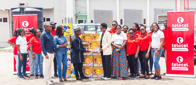 Telecel donates to Onua Group Foundation in support of menstrual hygiene