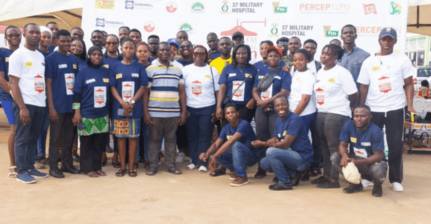 Donewell Insurance/ HappyFM organise blood donation drive: seeks to increase stock of National Blood Bank