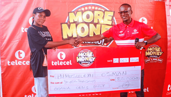Nine lucky customers win GH¢270,000 in extended Telecel More Money promo
