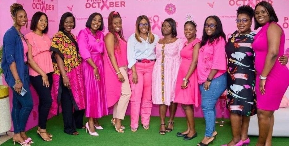 MTN employees support breast cancer patients