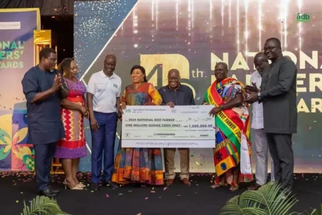 Achiaw Brempong wins GH¢1m National Best Farmer prize