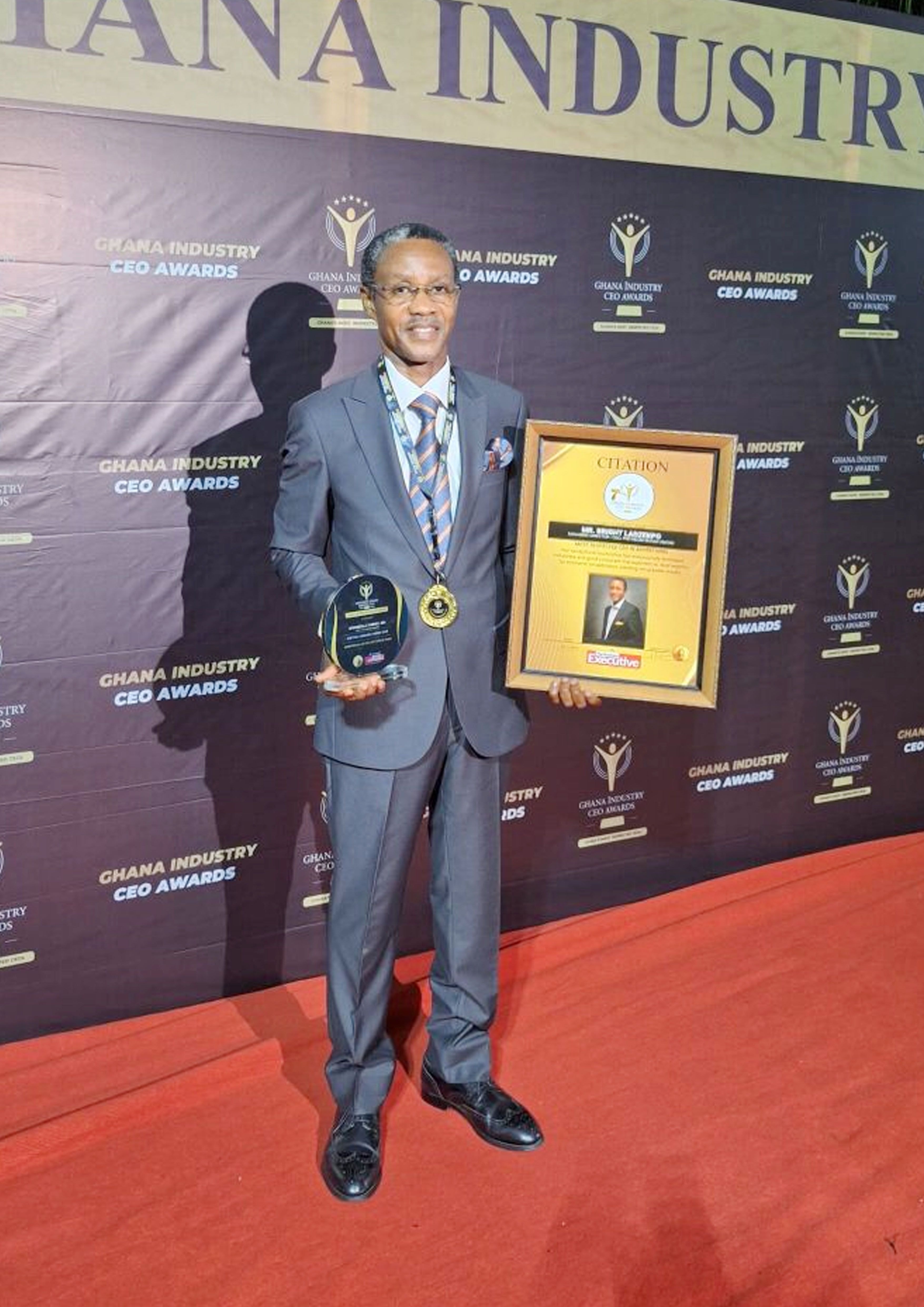 Ghana Industry CEO Awards:: Bright Ladzekpo is most Respected Advertising CEO 