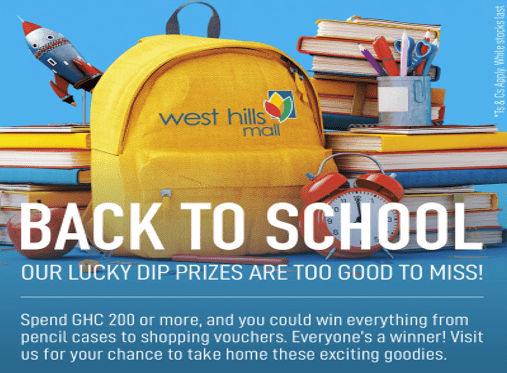 Shop, spin, and win big with West Hills Mall’s back-to-school lucky dip