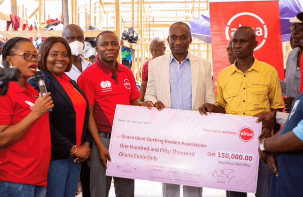 Absa Bank supports Kantamanto traders with GH¢150,000