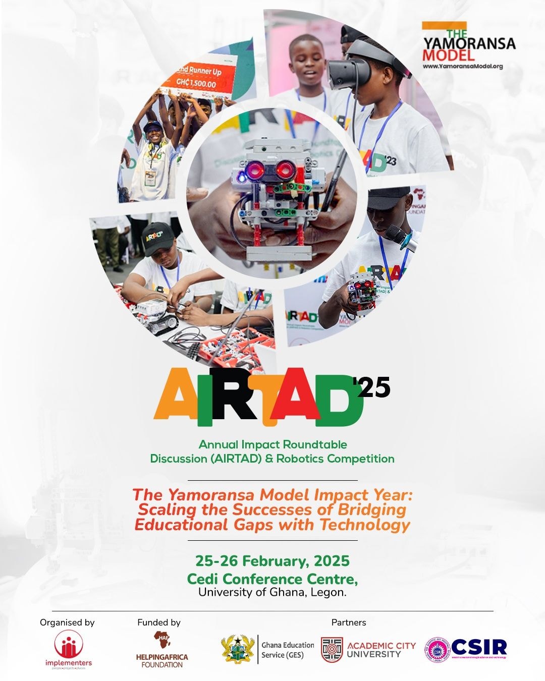Yamoransa Model Labs Program announces fourth annual impact roundtable discussion and robotics competition