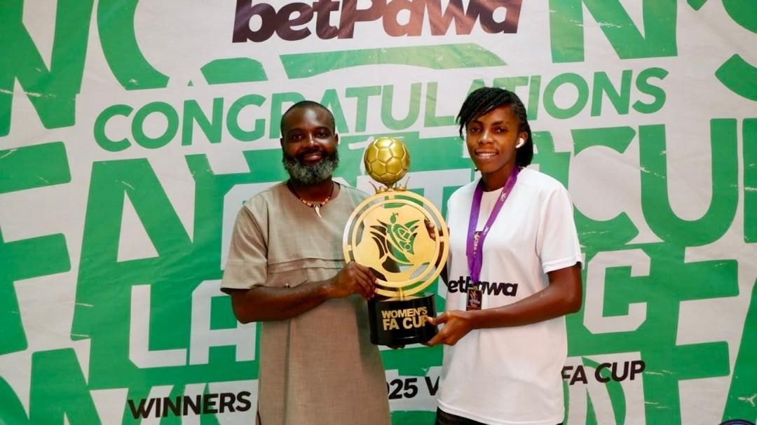 Faith Ladies celebrate historic FA Cup win with a visit to betPawa HQ