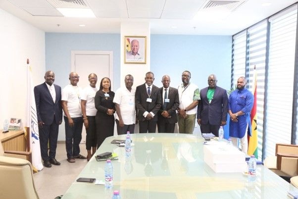 Ecobank and ADB executives pay business calls on GCAA