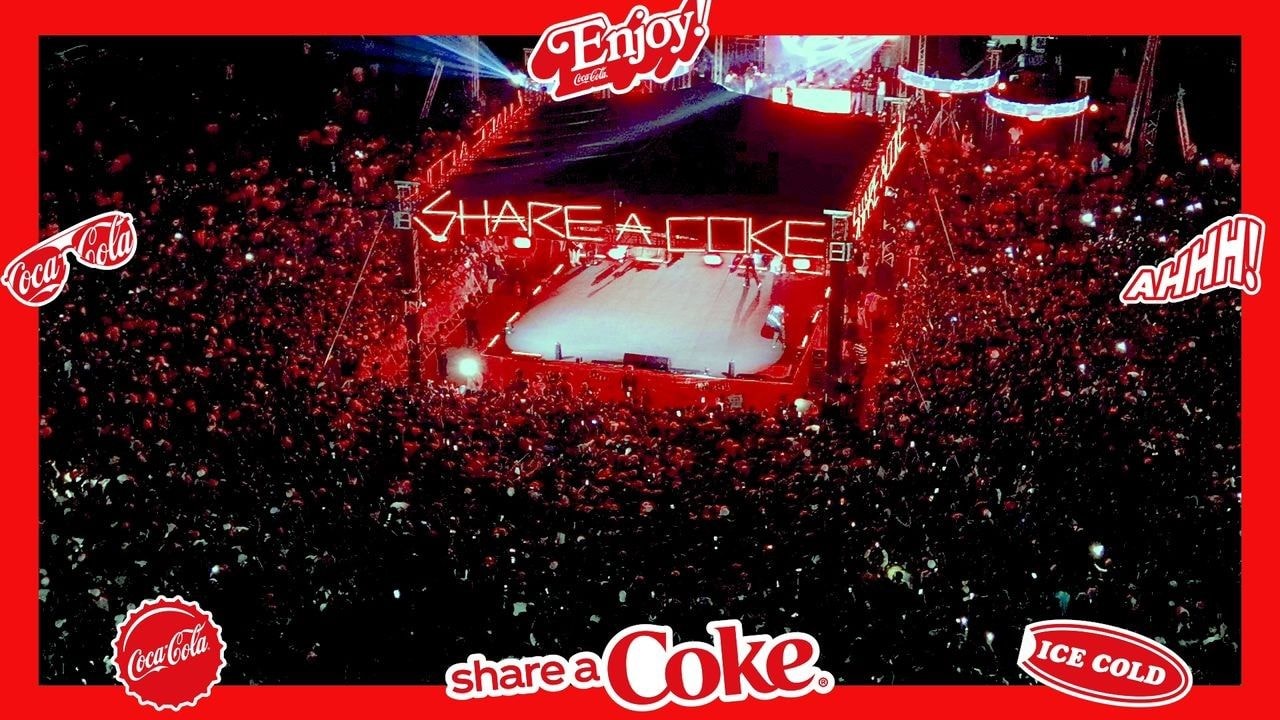 Black Sherif lights up Accra as Coca-Cola brings back ‘Share a Coke’ with epic concert experience