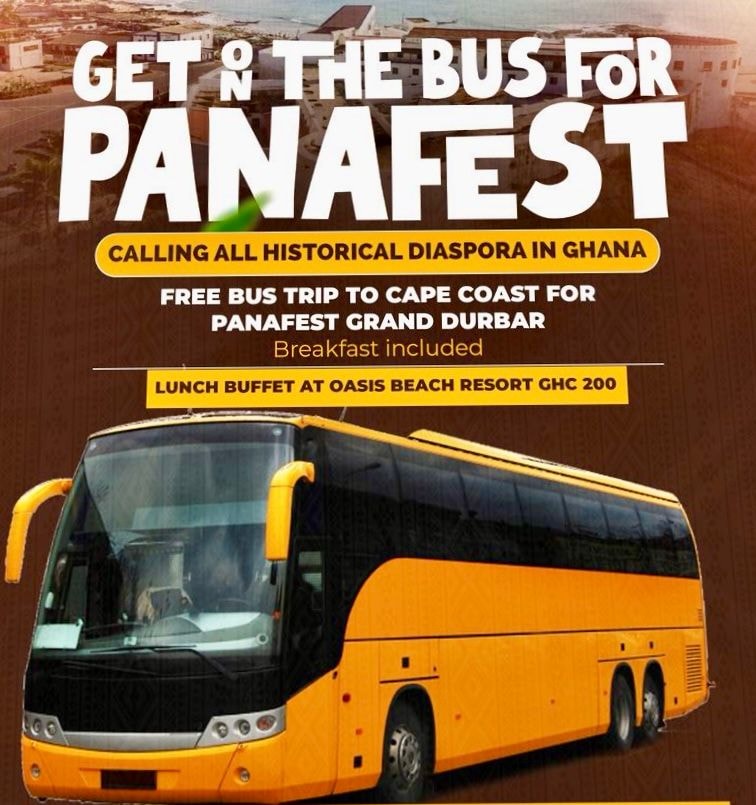 Get on the bus for PANAFEST: Free bus trip to Cape Coast for PANAFEST grand durbar