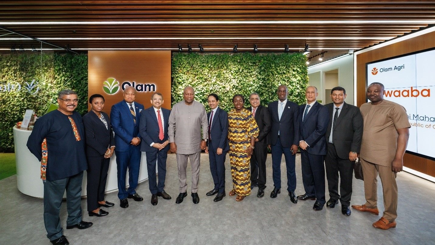 Mahama discuss food security and economic growth with Olam officials in Singapore  