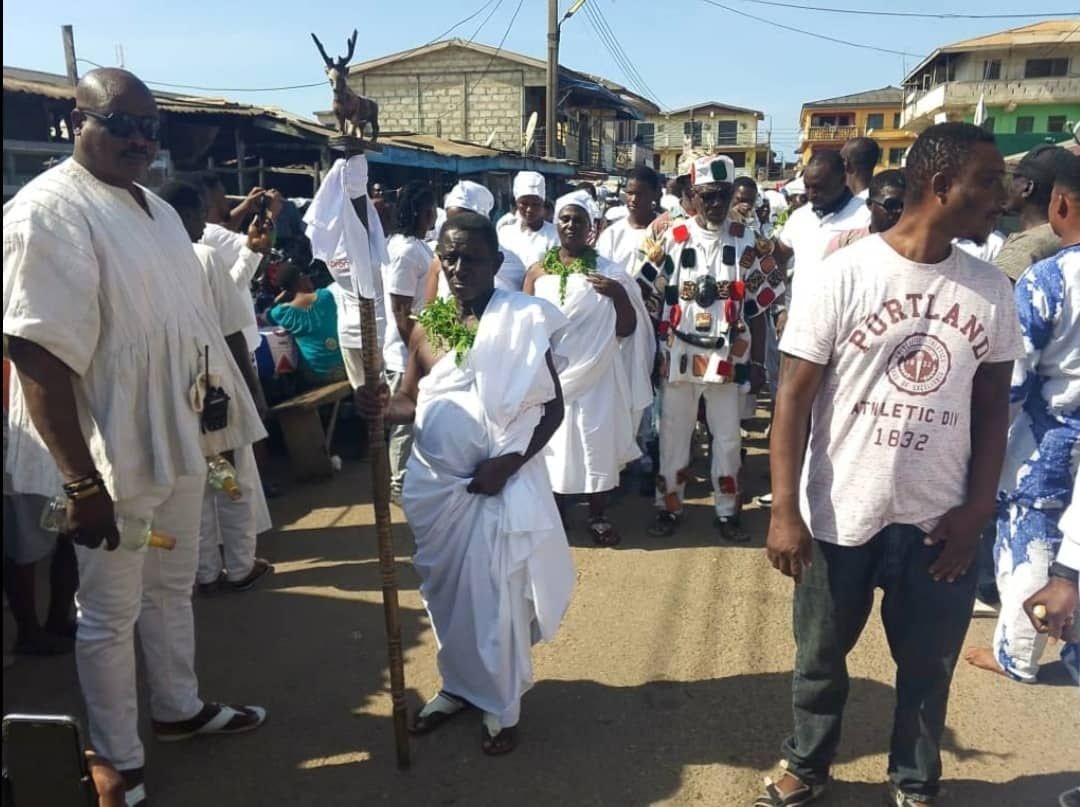 Takoradi halts business for royal purification ceremony