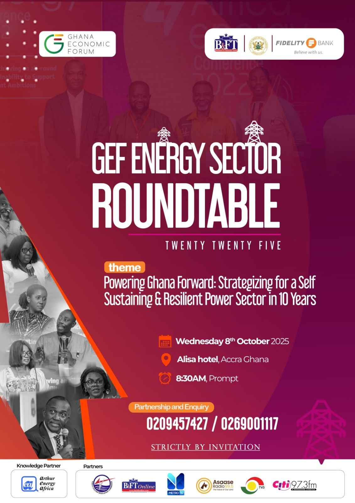 Energy leaders to chart  path for sustainable power sectorat pre-GEF roundtable