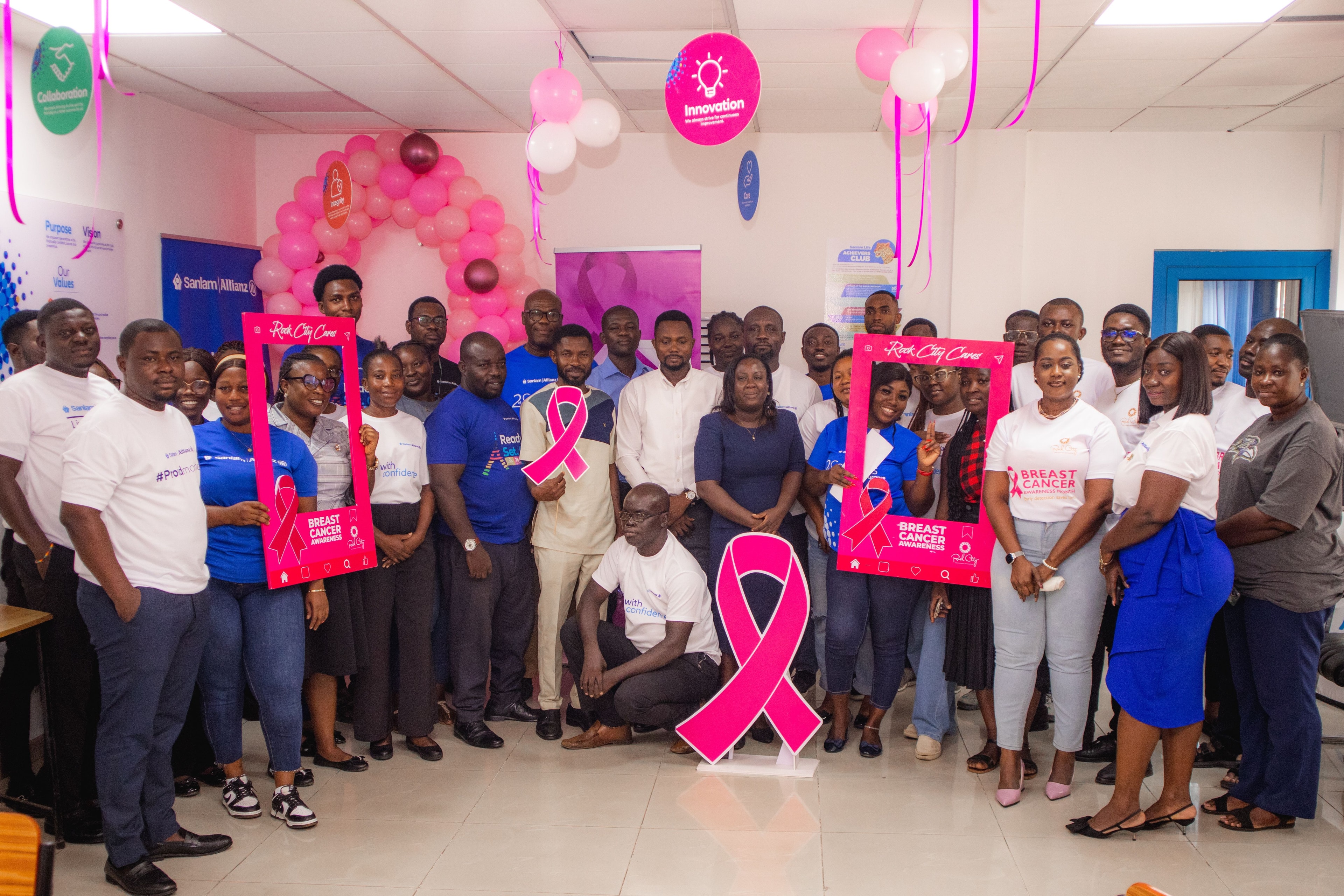 Rock City Hotel, Sanlam Allianz host breast cancer awareness, screening exercise