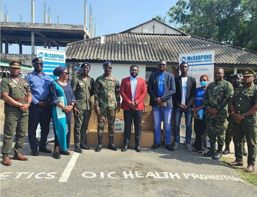 McSARPONG Medical Systems Donates GHs300,000 to 37 Military Hospital