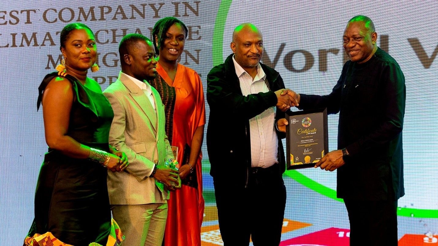 World Vision Ghana honoured at sustainability and social investment awards