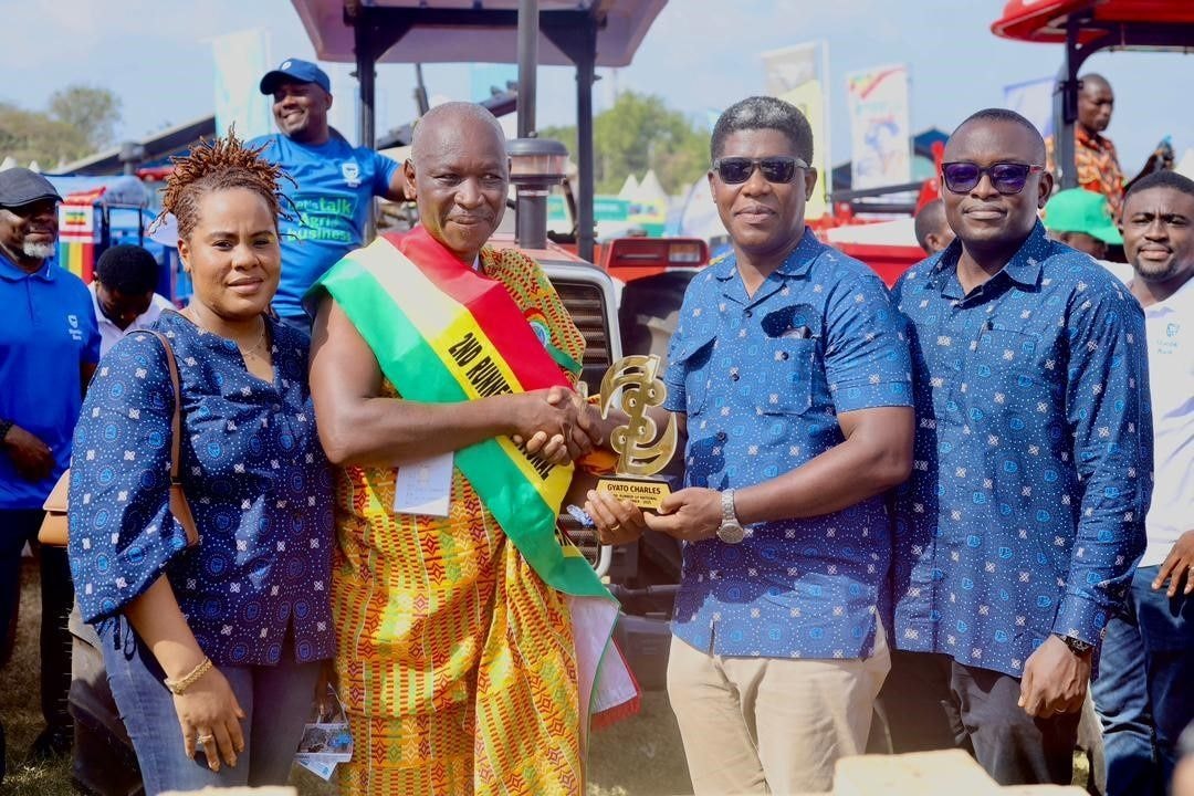 Charles Gyato honored as 2025 second runner-up National Best Farmer with support from Stanbic Bank