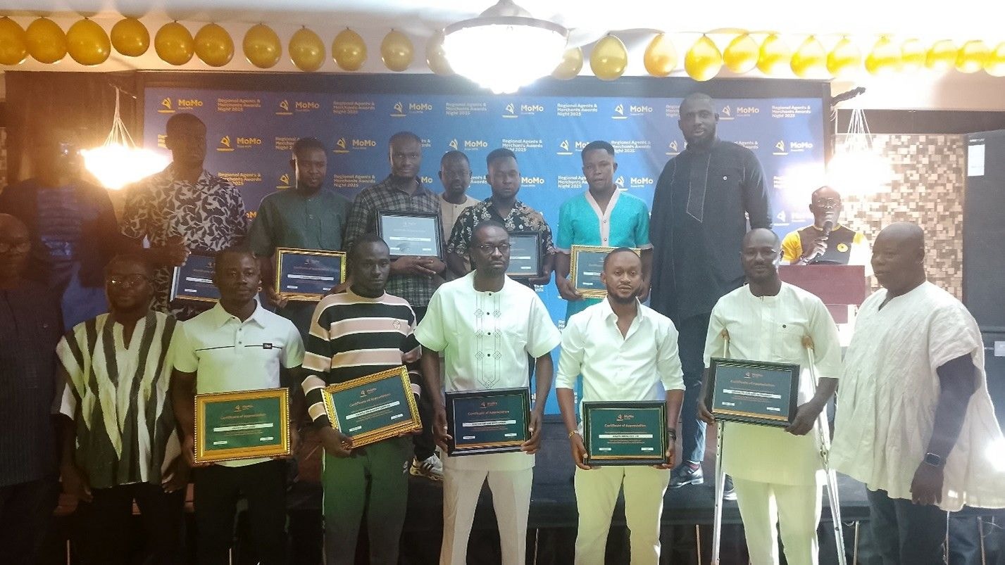 MTN honours outstanding MoMo agents and merchants from Northern Ghana