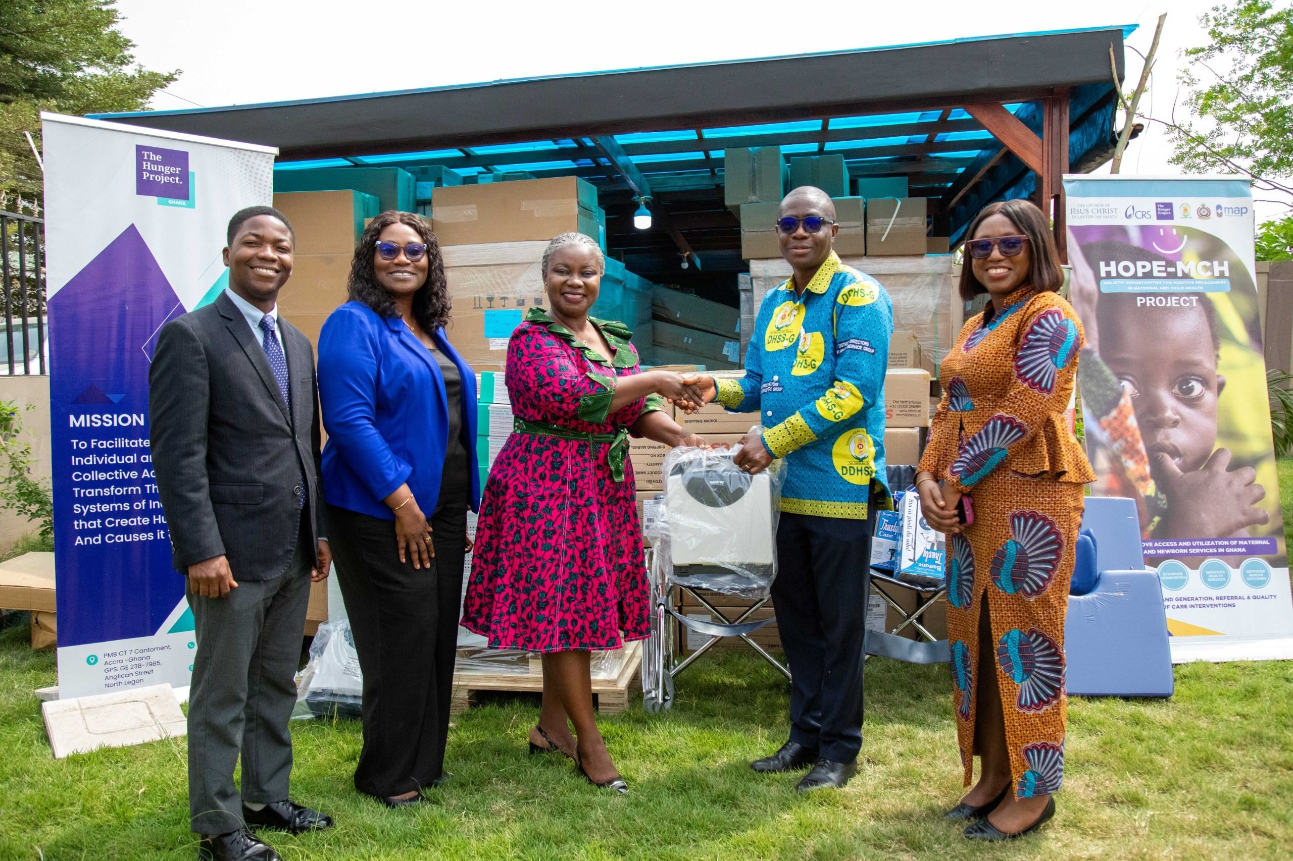 The Hunger Project–Ghana hands over US$165,000 worth of medical supplies to GHS