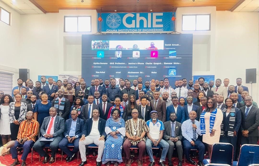 GhIE inducts 194 professional Engineers, calls for higher standards in infrastructure delivery