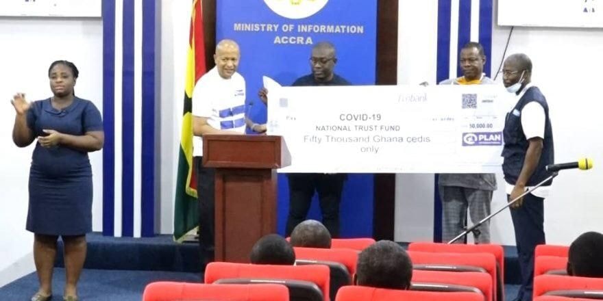 Plan Ghana donates to Covid- 19 Trust Fund