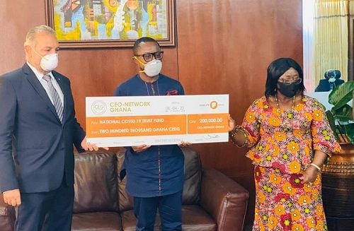CEO Network donates GH¢200,000 to Covid-19 Trust Fund