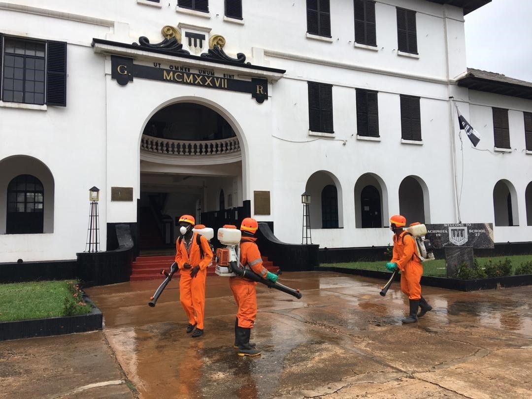 MoE, GES , Zoomlion  start 3rd phase  of disinfection exercise in SHSs