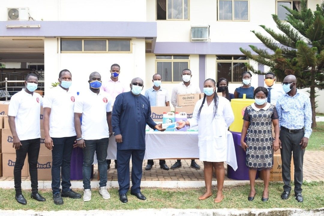 COVID 19: Achimota Retail Centre donates med supplies to Achimota Hospital