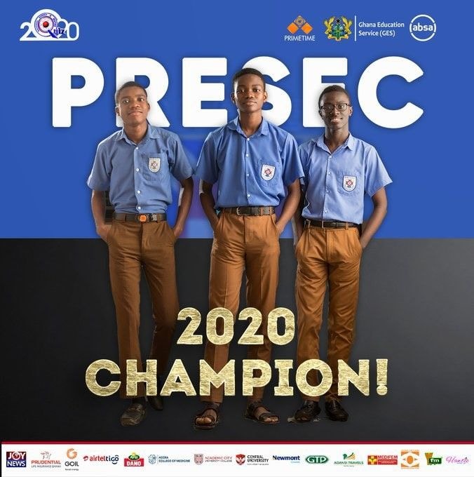Presec Legon grabs sixth trophy on winning NMSQ 2020