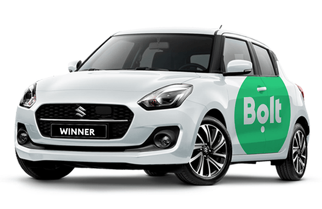 Bolt launches Mega Bonus Challenge for spectacular drivers to win 1 of 3 cars
