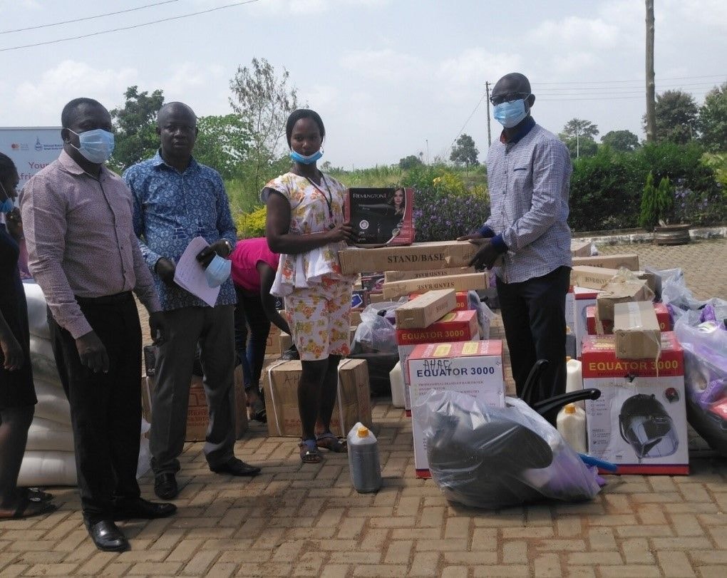 NBSSI, MasterCard Foundation support 50 entrepreneurs in Ahafo with start-up kits