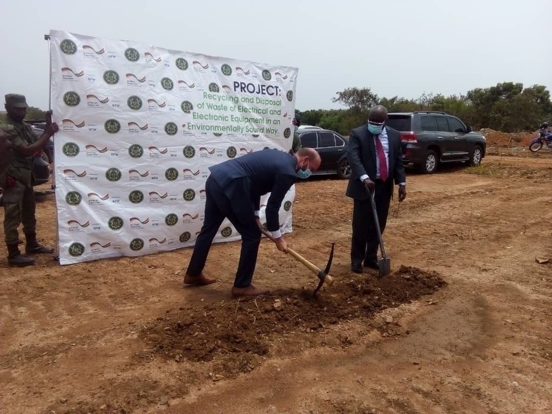 Environment Minister cuts sod for construction of E-Waste plant in Accra  