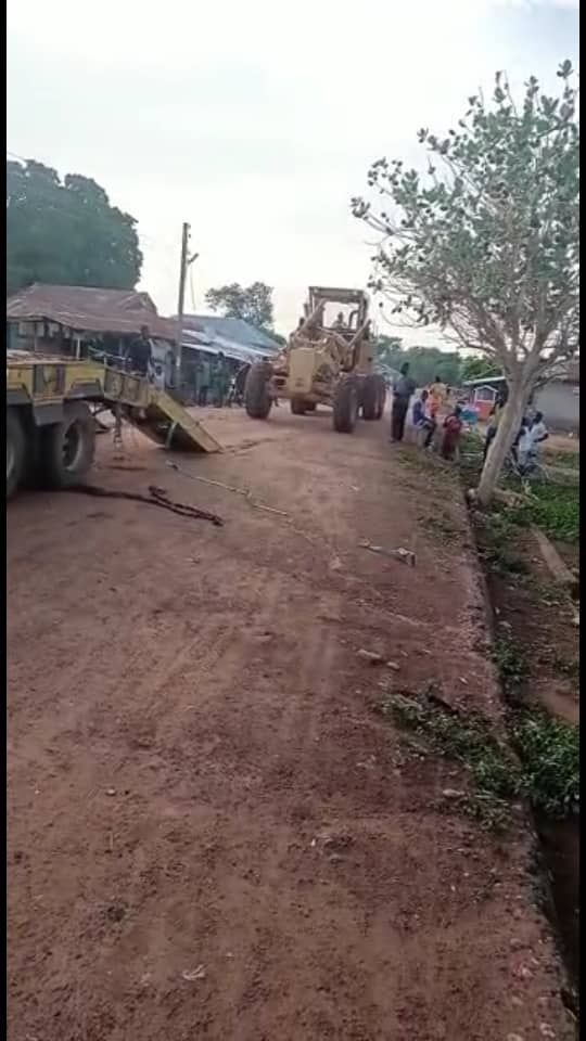 Rehabilitation work commences on 18km Kintampo-Kunsu road