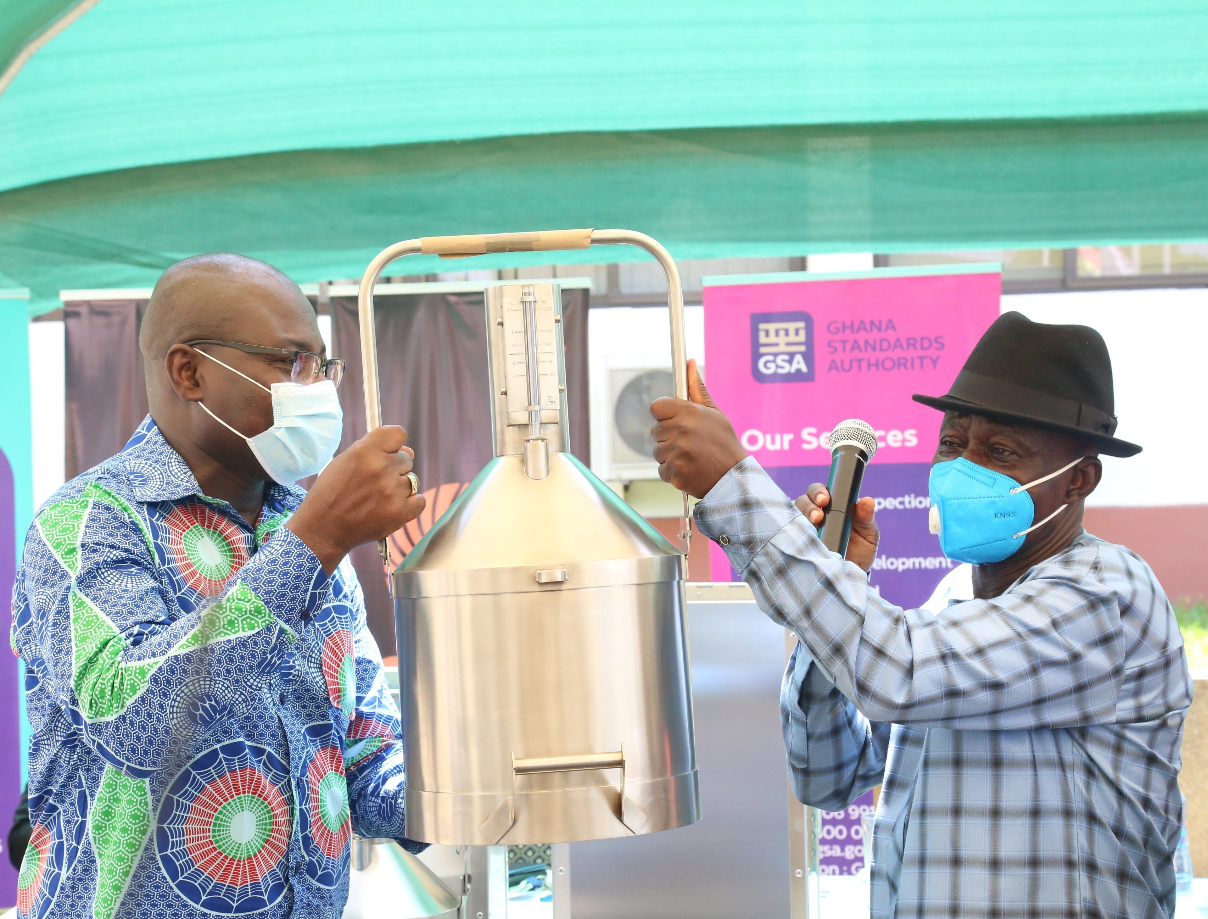 GOIL presents Visugauges to Ghana Standards Authority