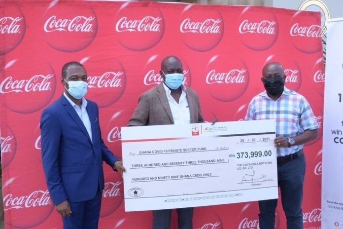 Coca-Cola donates GH¢745,955 to COVID-19 Private Sector Fund