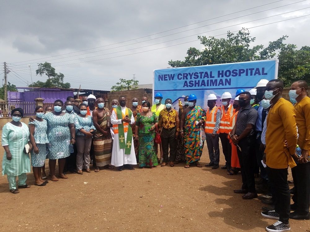 New Crystal Health Services, partners cut sod for US$2.5m ‘medical mall’ in Ashaiman