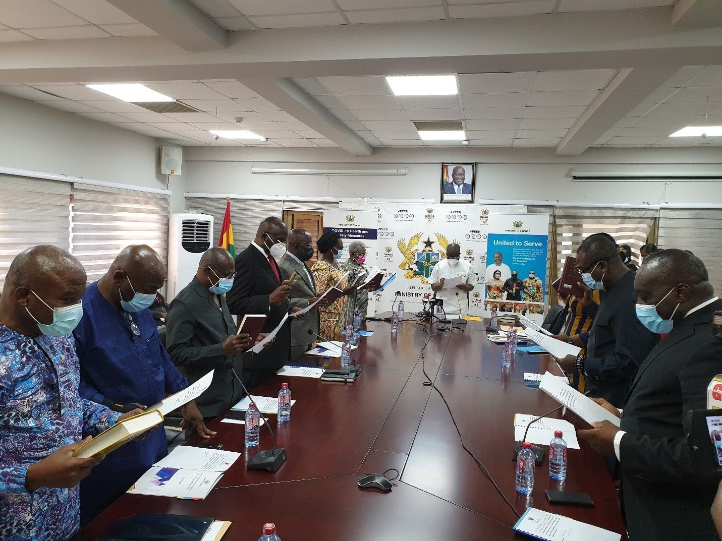 Ofori-Atta swears in SEC, GRA, SSNIT boards