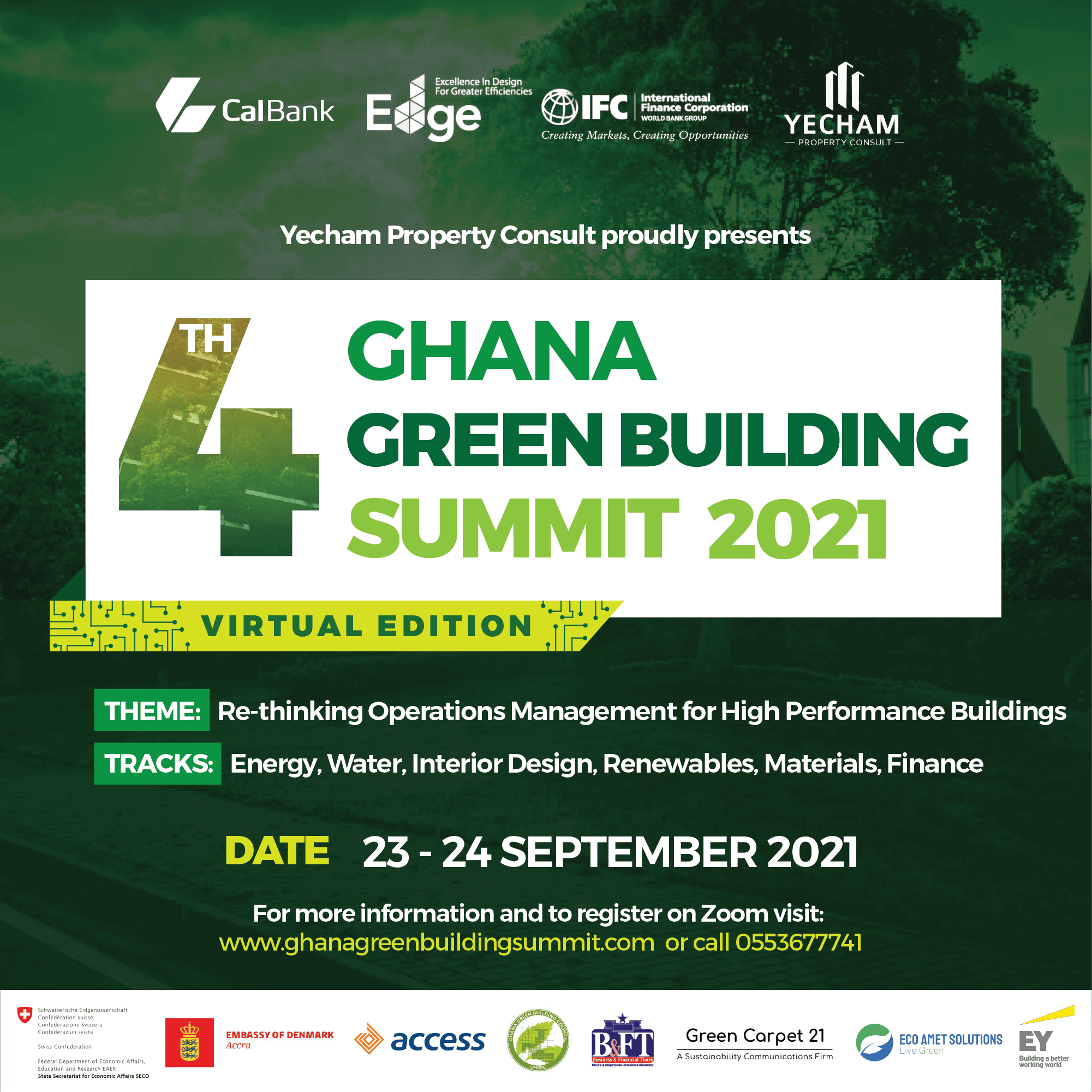 What you will learn at the 4th Ghana Green Building Summit 2021