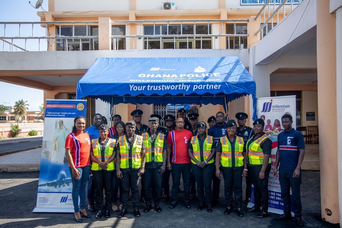 Millennium Insurance provides support to Ghana Police Service