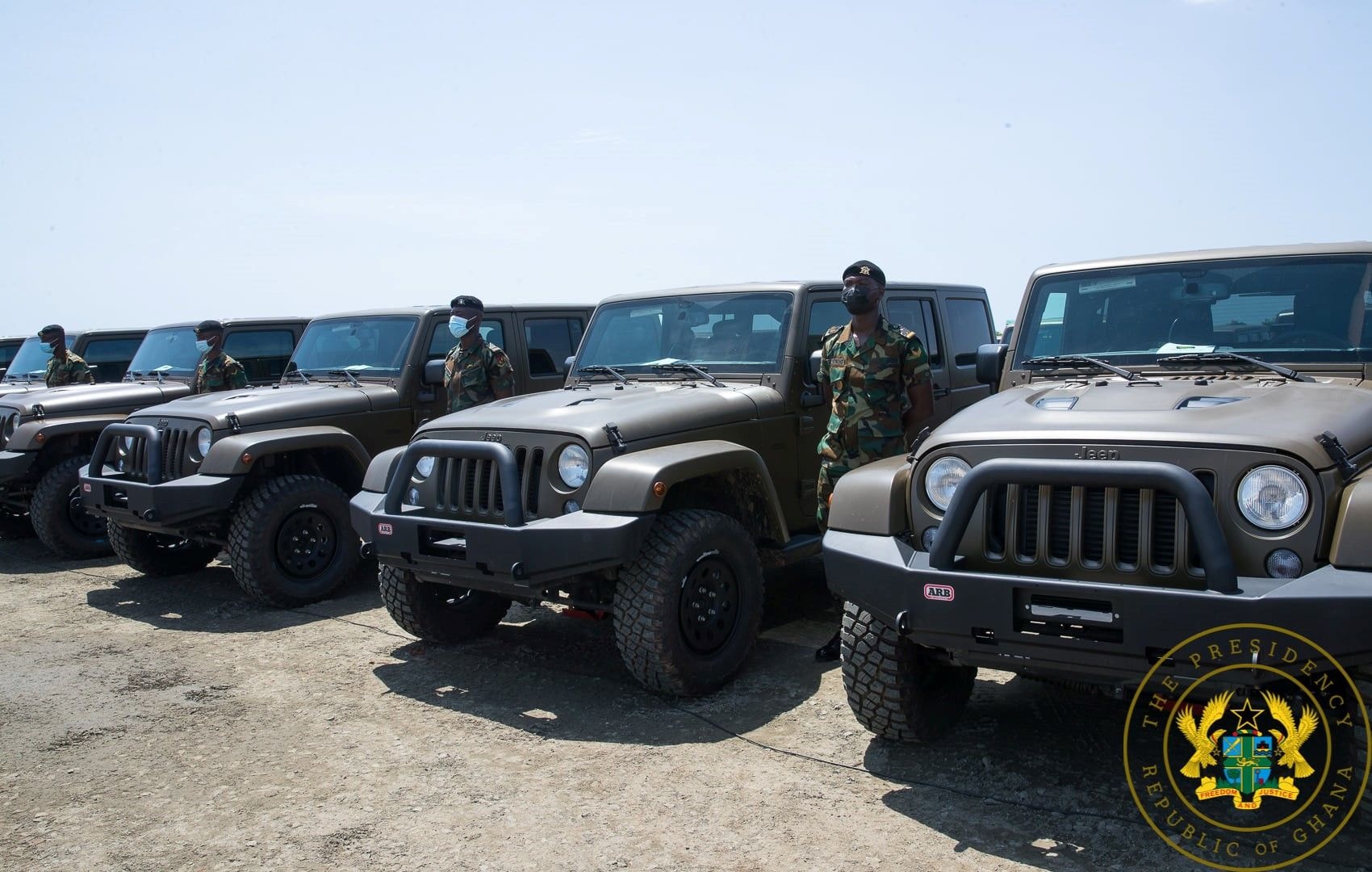 Gov't presents 60 vehicles to GAF