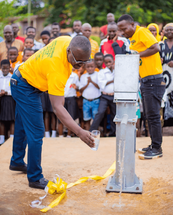Ahafo Ano Premier Community Bank provides potable water to 4 towns