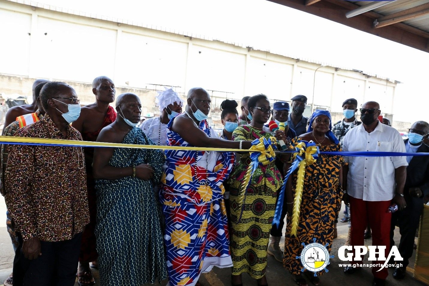 Canoe basin shed at Tema fishing harbour inaugurated