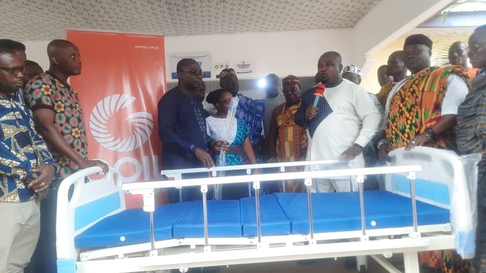 GOIL donates modern hospital beds to Dzodze Ghana Mission Clinic   