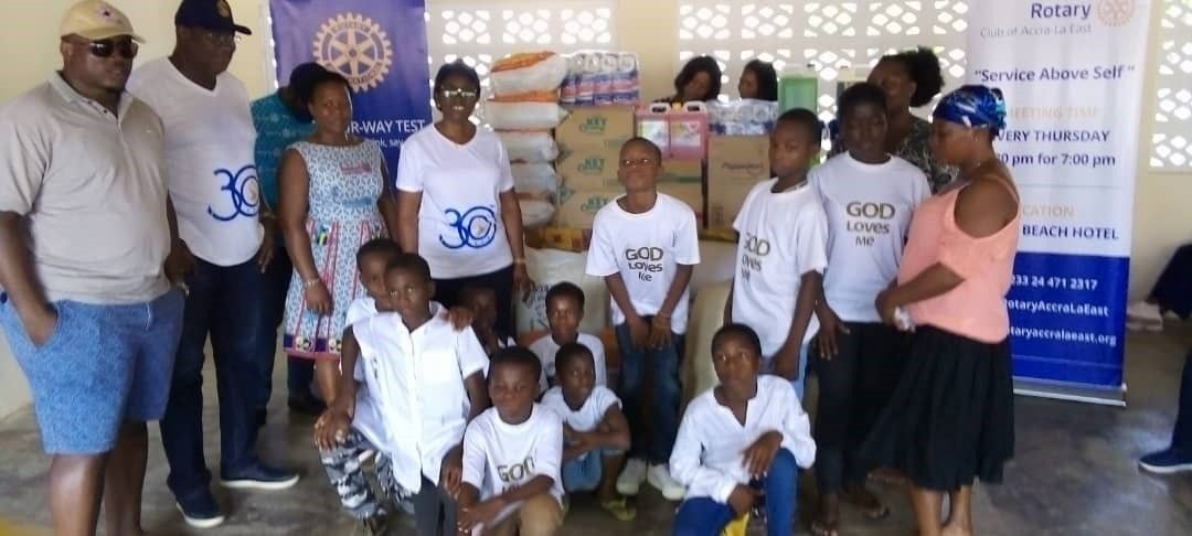 Rotary Club of Accra La East/ LSI donate items to Junior Girls Correctional Centre