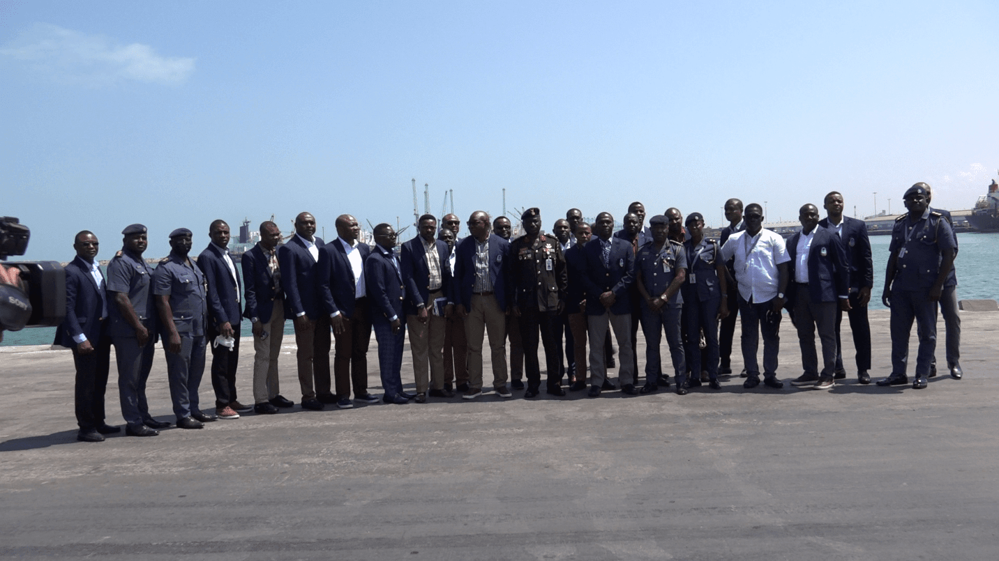 Nigerian Naval War College delegation pay study visit to Port of Tema  