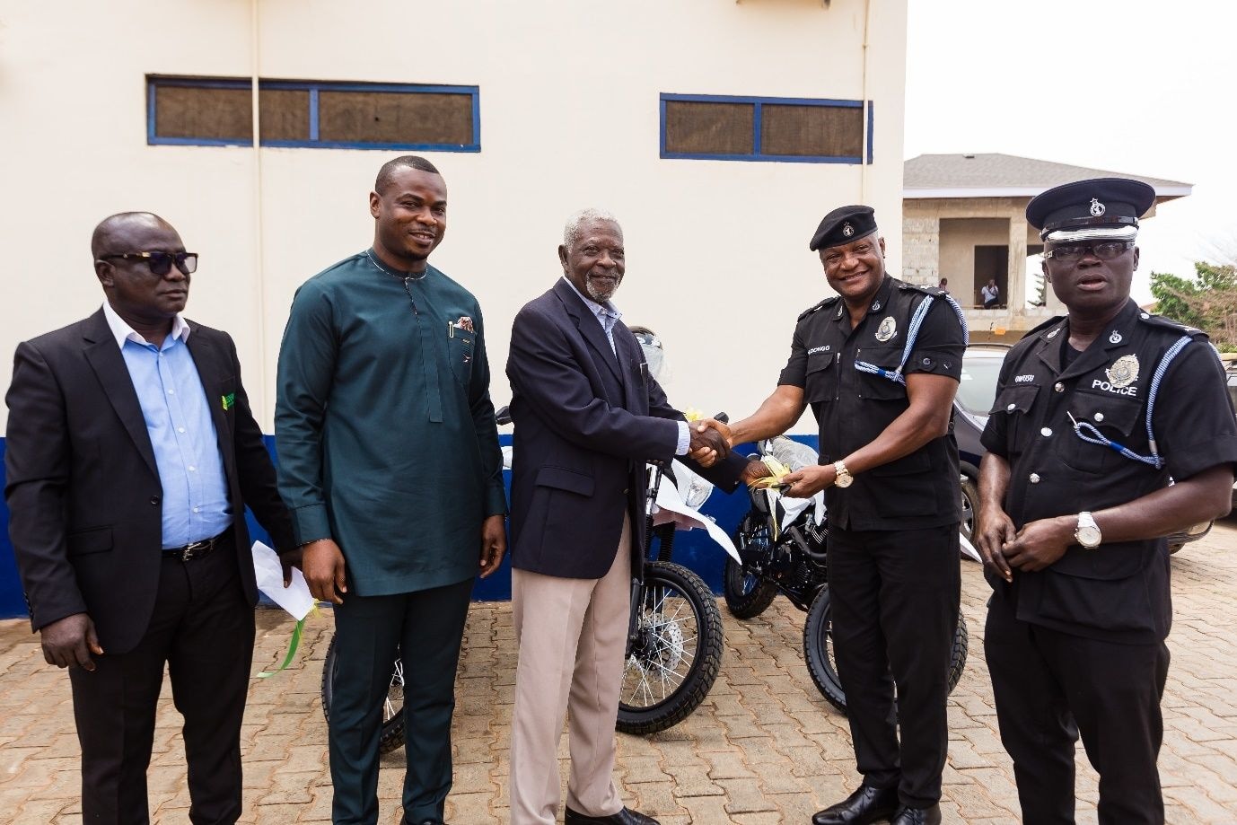 Edern Security supports Police Service with motorbikes