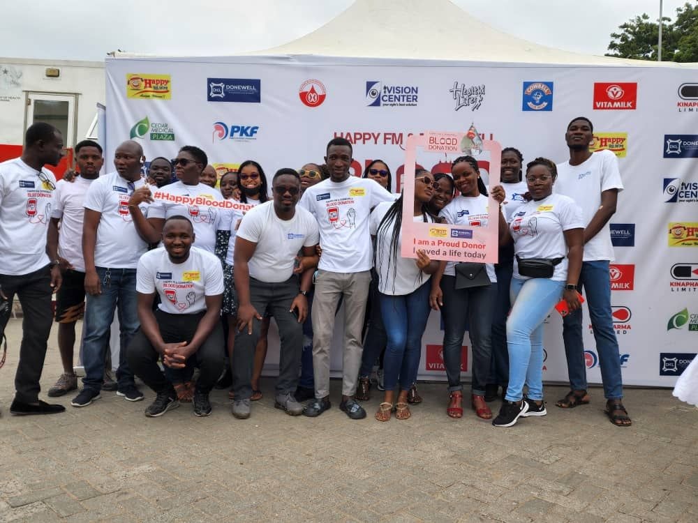 Happy FM/ Donewell Insurance hold blood donation exercise