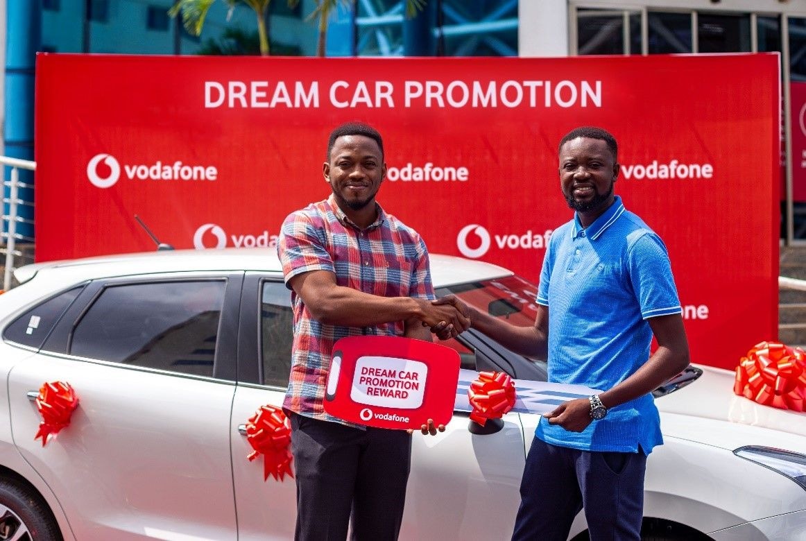 Vodafone rewards dream car promotion winner