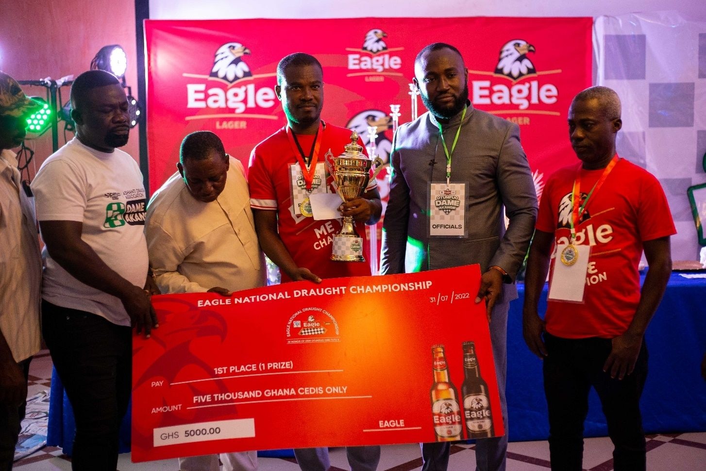 Accra Brewery rewards 2022 Eagle national draught competition winners