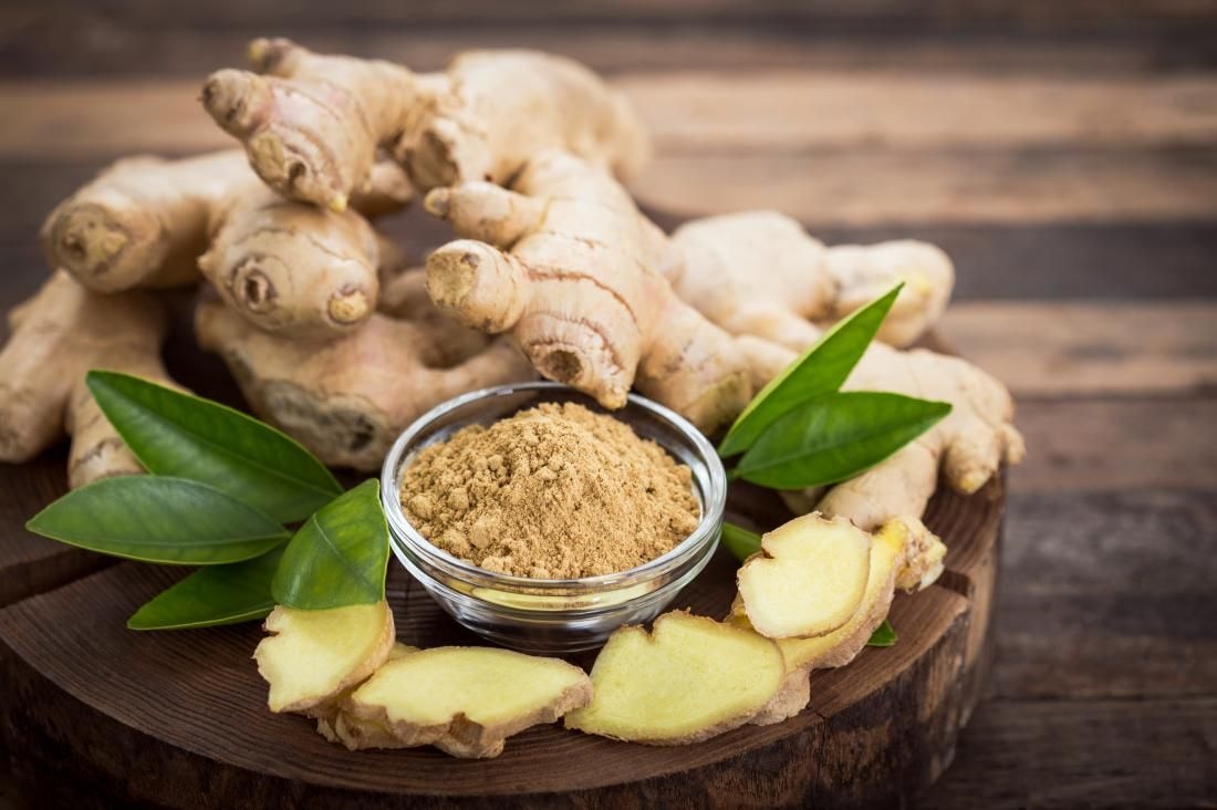 Ginger: effective against nausea, menstrual pain, indigestion and breast cancer