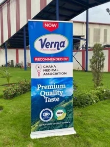 Ghana Medical Association recommends Verna purified Water